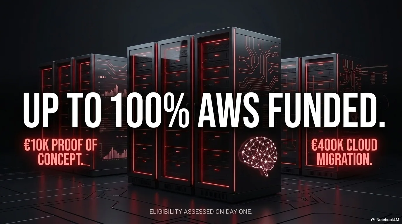 AWS AI Funding, up to €10k PoC funding and €400k migration acceleration