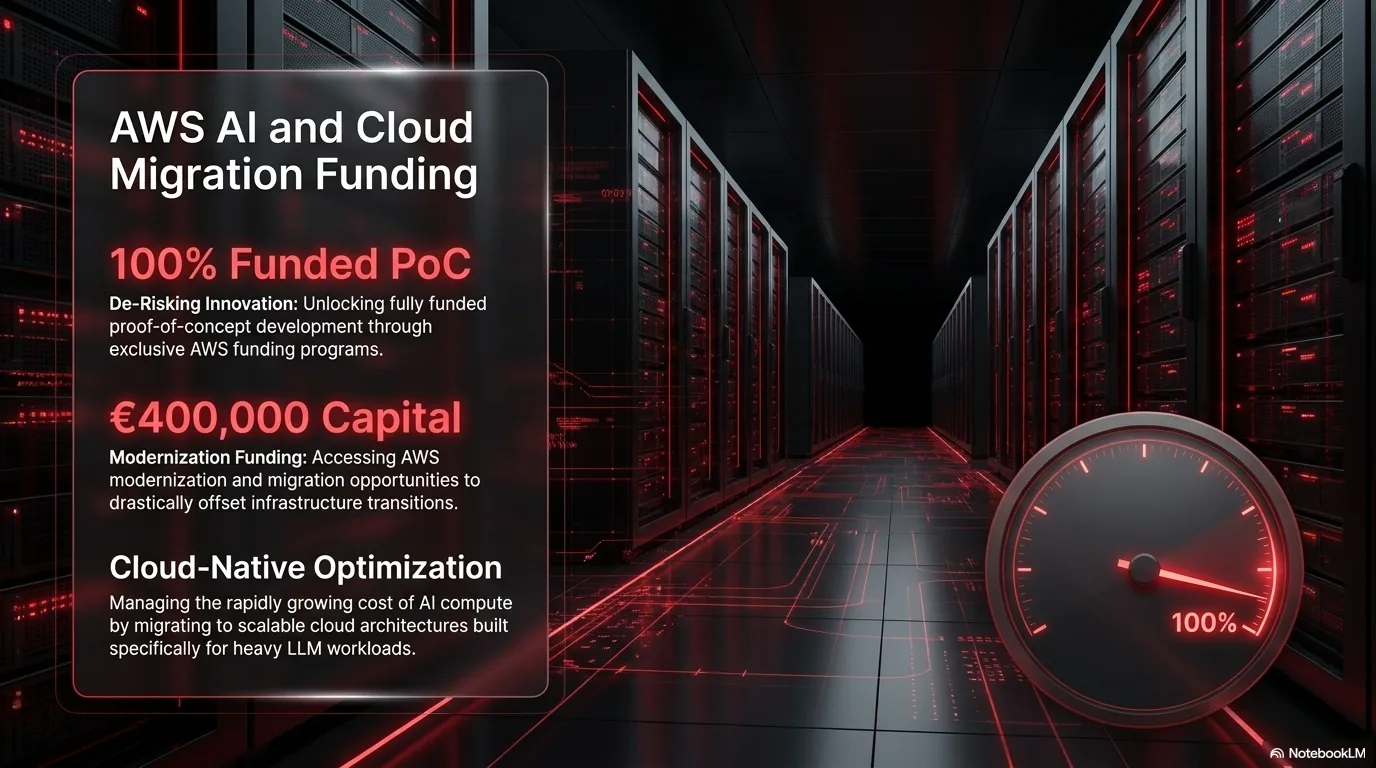 AWS cloud migration funding — up to €400,000 for qualifying migration and modernization projects