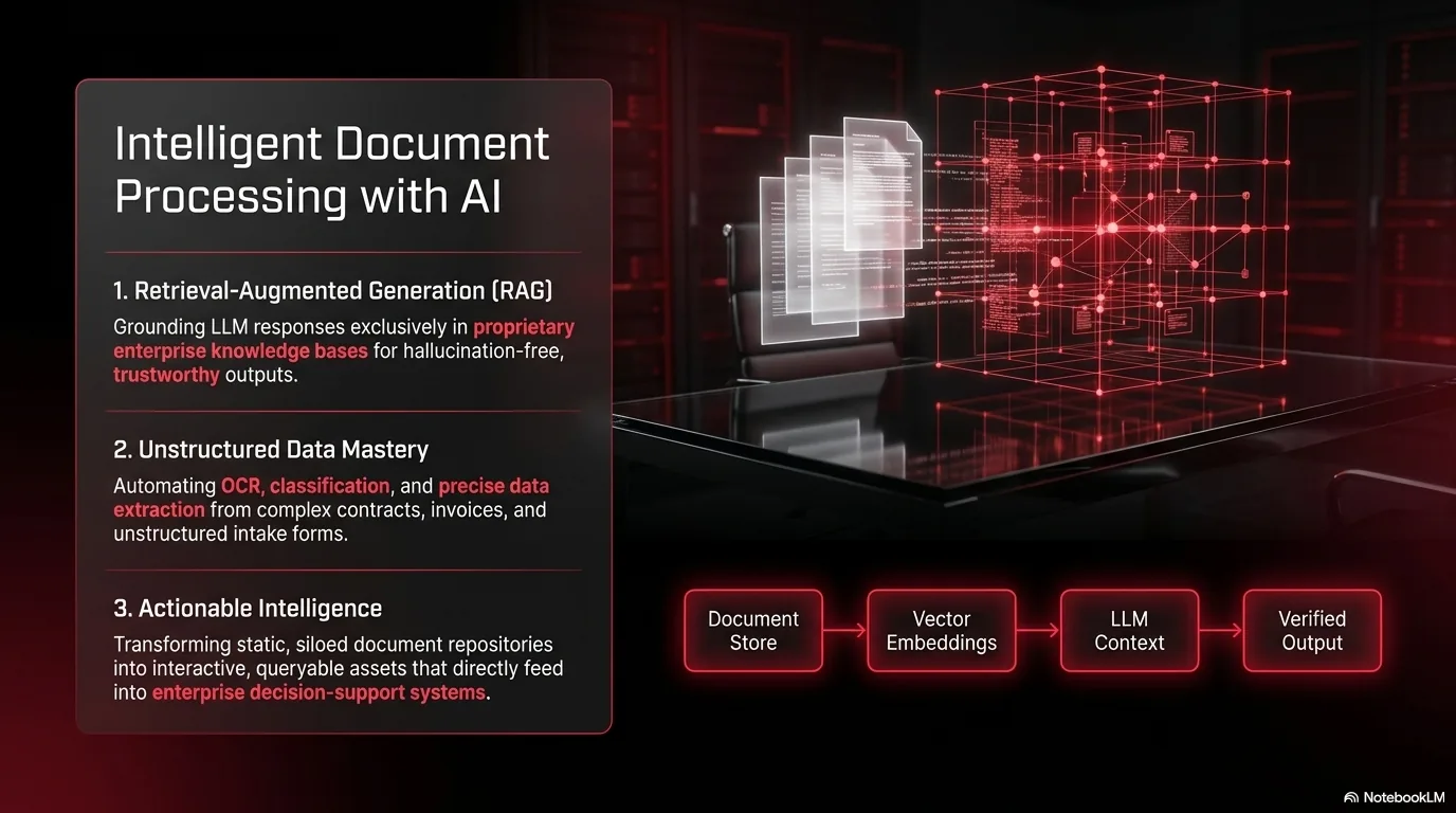Intelligent document processing with AI — OCR, extraction, and structured data output